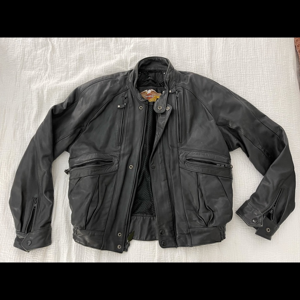 Vintage Harley Davidson Leather Jacket